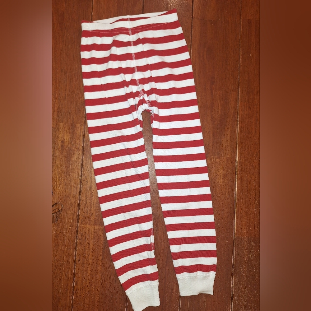 Hanna Andersson Kids Red and White Striped Pajama Set - Picture 3 of 5